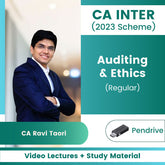 CA Inter Auditing & Ethics (Regular) Video Lectures by CA Ravi Taori (Pendrive)